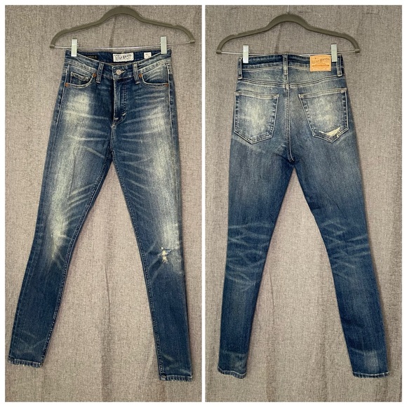 Lucky Brand Jeans Bundle of three 00/24 tapered/skinny Jeans - Picture 5 of 10